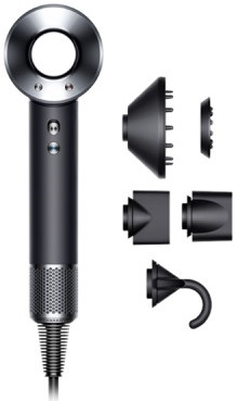 Фен Dyson HD08 Supersonic (евровилка, черный/никель)
