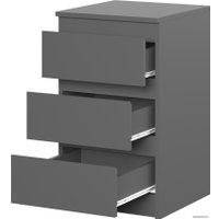 Тумба НК-Мебель Stern Т-9 3-я 72677834 (серый графит)