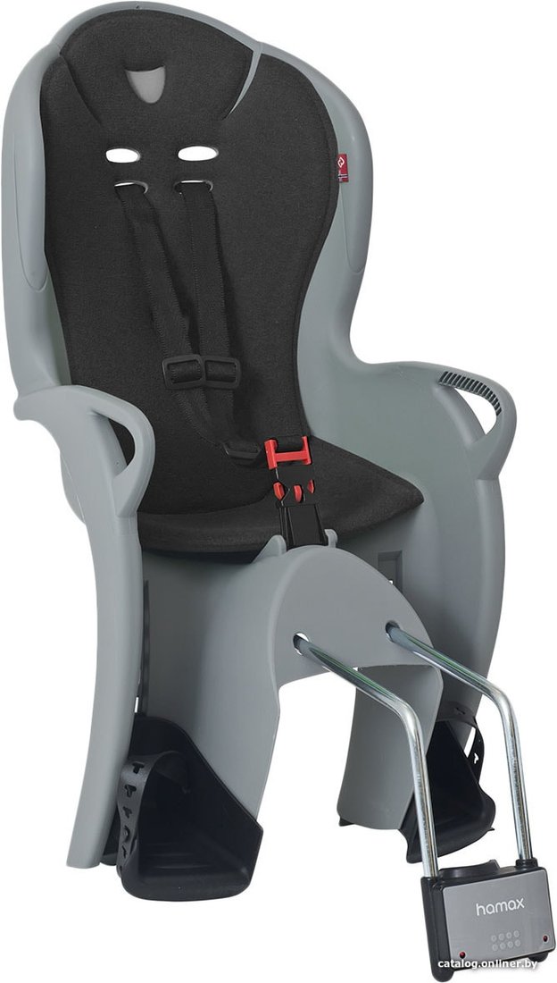 Детское велокресло Hamax Kiss (medium grey/black)