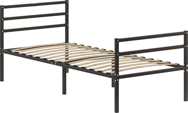 

Кровать Домаклево Металика Г3+Г2 80x190 (черный)