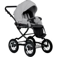 Универсальная коляска Indigo Barbara ECO Classic (2 в 1, be 04/светло-серая кожа)