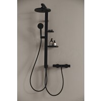 Верхний душ Ideal Standard BD581XG (черный матовый)