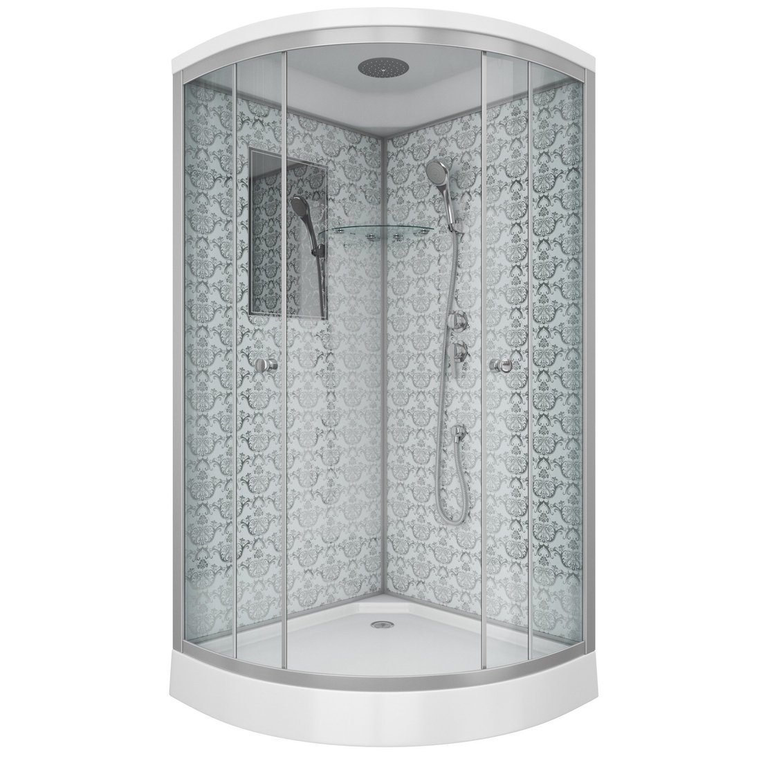 

Душевая кабина Niagara NG-7702W 100x100x210 (прозрачное стекло)