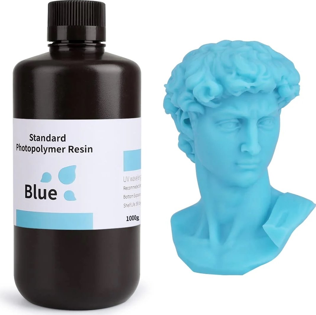 

Фотополимер Elegoo Standard 1кг (синий)