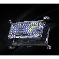 Клавиатура Gravastar Mercury K1 Pro Interstellar Silver (GravaStar x Kailh Speedy Mint)