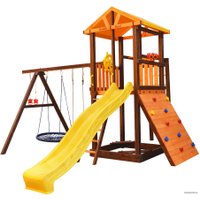 Игровой комплекс Perfetto Sport Pitigliano-8 + качели Паутина