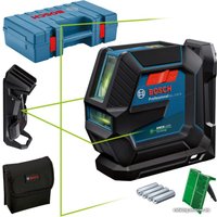 Лазерный нивелир Bosch GLL 2-15 G Professional 0601063W02 (LB 10 + DK 10, кейс)