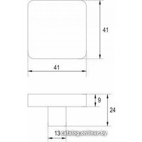 Ручка мебельная Boyard Pudding RC603DB.4