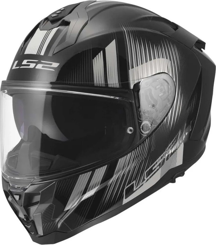 

Мотошлем LS2 FF817 Challenger II Nitro (XS, черный/серый)