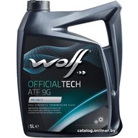 Трансмиссионное масло Wolf OfficialTech ATF 9G 5л