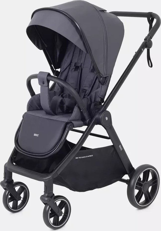 Коляска прогулочная «книга» Rant Basic Wave RA166 (graphite)