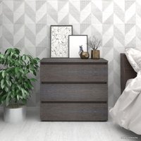 Комод Кортекс-мебель Бари 80 3ш (береза/береза/береза)