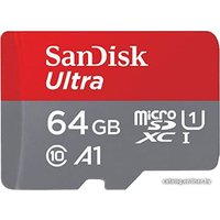 Карта памяти SanDisk Ultra SDSQUAB-064G-GN6MN microSDXC 64GB