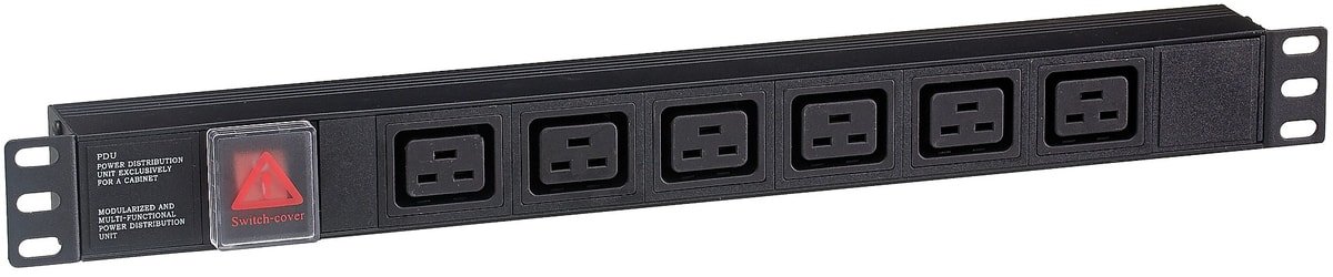 

Блок розеток ExeGate ServerPro PDU-19H012 Al-6С19-C20-SW
