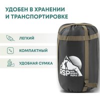 Спальный мешок RSP Outdoors Sleep 450 BIG L (зеленый, молния слева)