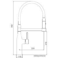 Смеситель Gappo G4398-55