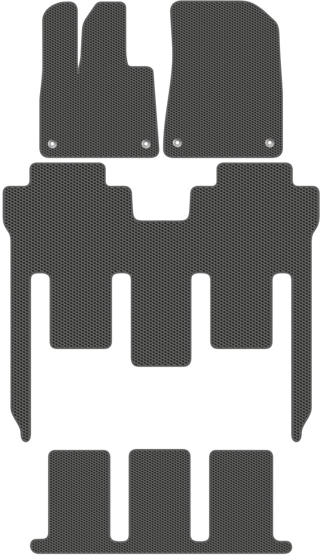 

Комплект ковриков для авто Alicosta Voyah Dreamer I (минивэн,гибрид / Собран в Китае для Китая) 2021 - Н.В. +3 ряд (серый)