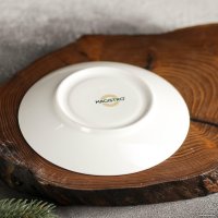 Чашка с блюдцем Magistro Новый Год. Пуансеттия 6974518