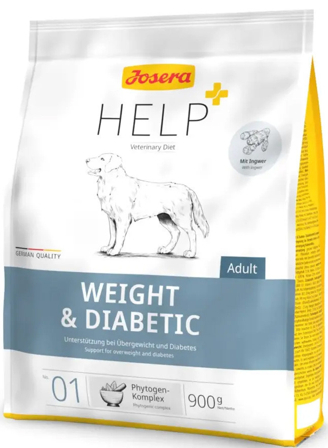 

Сухой корм для собак Josera Help Weight&Diabetic Dog 0.9 кг