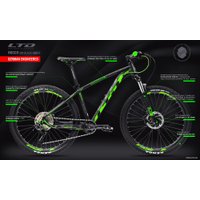 Велосипед LTD Rocco 980 29 2022 (черный/зеленый)