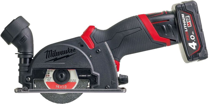 

Монтажная (отрезная) пила Milwaukee M12 FCOT-422X Fuel 4933464619 (с 2-мя АКБ, кейс)