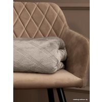 Плед Tex Republic Elite Клетка Фланель Евро 93383 (бежевый)