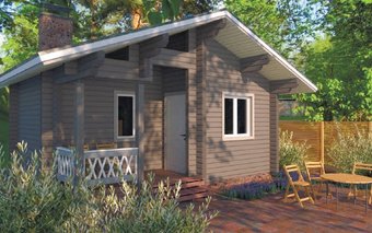 Русская баня Банилюкс К-7 5x6 м