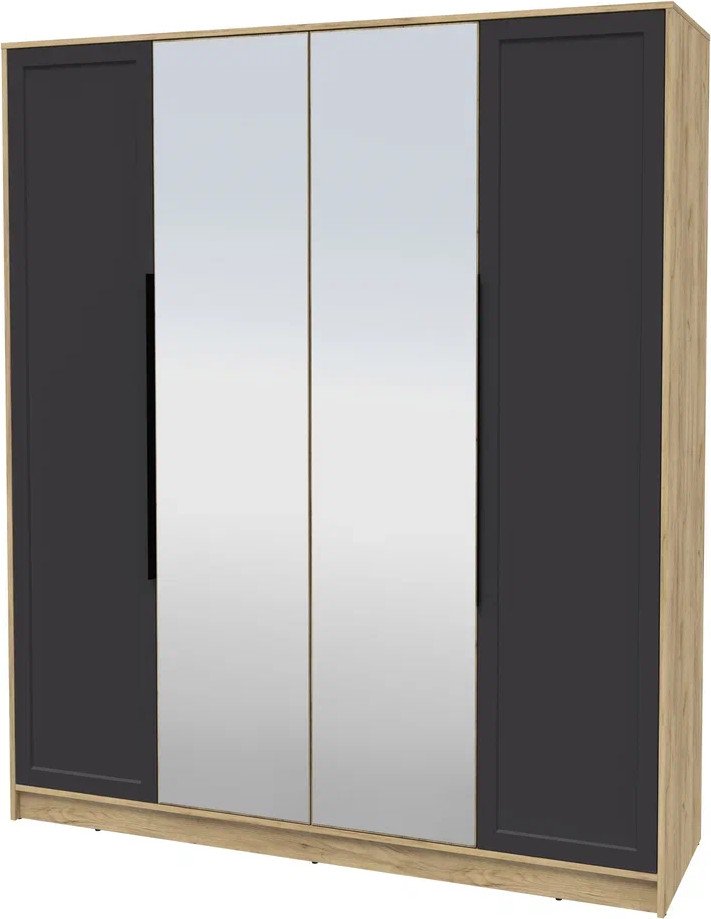 

Шкаф распашной Интерлиния Концепт Тренд КТ-Ш4(з) (дуб золотой/пепел)