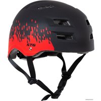 Cпортивный шлем STG MTV1 S (р. 53-55, черный/красный)