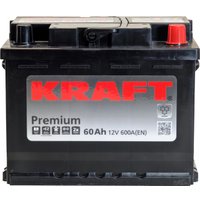 Автомобильный аккумулятор KRAFT Premium R+ (60 А·ч)