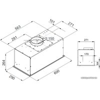 Кухонная вытяжка KUPPERSBERG Ibox 60 X