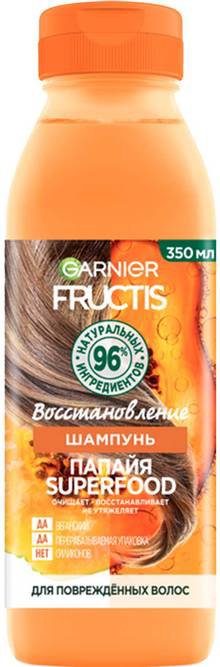 

Шампунь Garnier Fructis папайя Superfood восстановление 350 мл