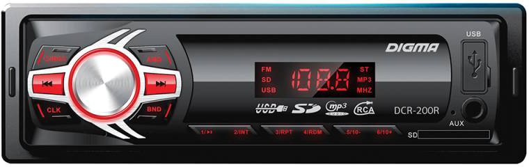 

USB-магнитола Digma DCR-200R