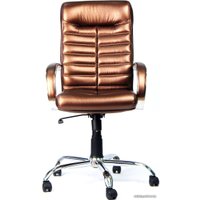 Офисное кресло Everprof Orion Mini Chrome (кожа, коричневый)