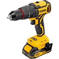 Ударная дрель-шуруповерт Denzel CIDH-BL-20 (с 2-мя АКБ, кейс)