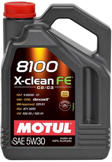 

Моторное масло Motul 8100 X-clean FE 5W-30 4л