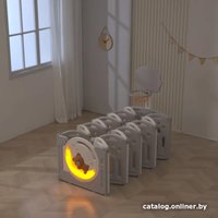 Игровой манеж UNIX kids DeLuxe Grey 180x200