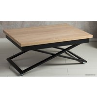 Стол-трансформер Levmar Accord D89/S53 (дуб сонома/черный)