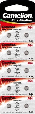 

Батарейка Camelion LR66 10 шт. [AG4-BP10]