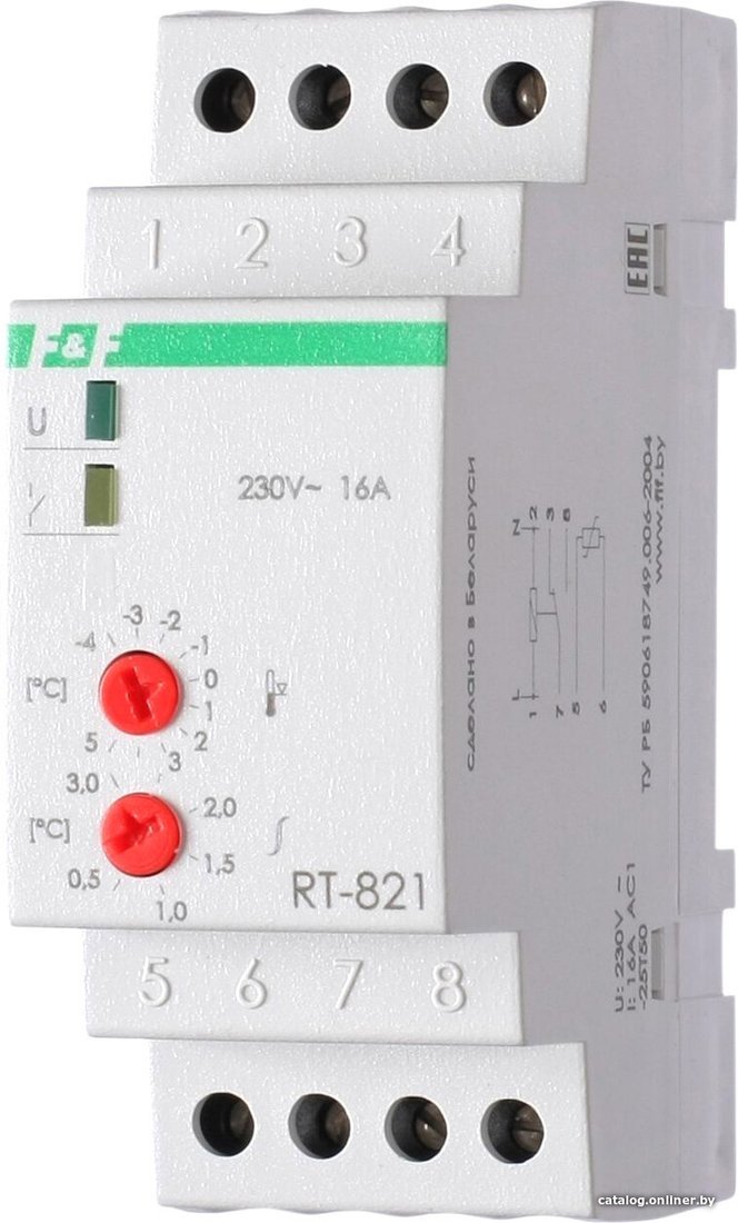 Реле температуры Евроавтоматика F&F RT-821 EA07.001.003
