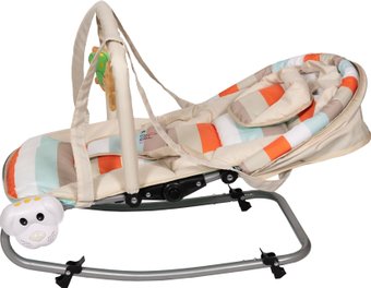 Шезлонг ForKiddy Enjoy Plus (песочный полосатый)