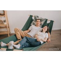 Дачный гамак Mamo Подвесной гамак Льняной 200х120 см (натуральный)