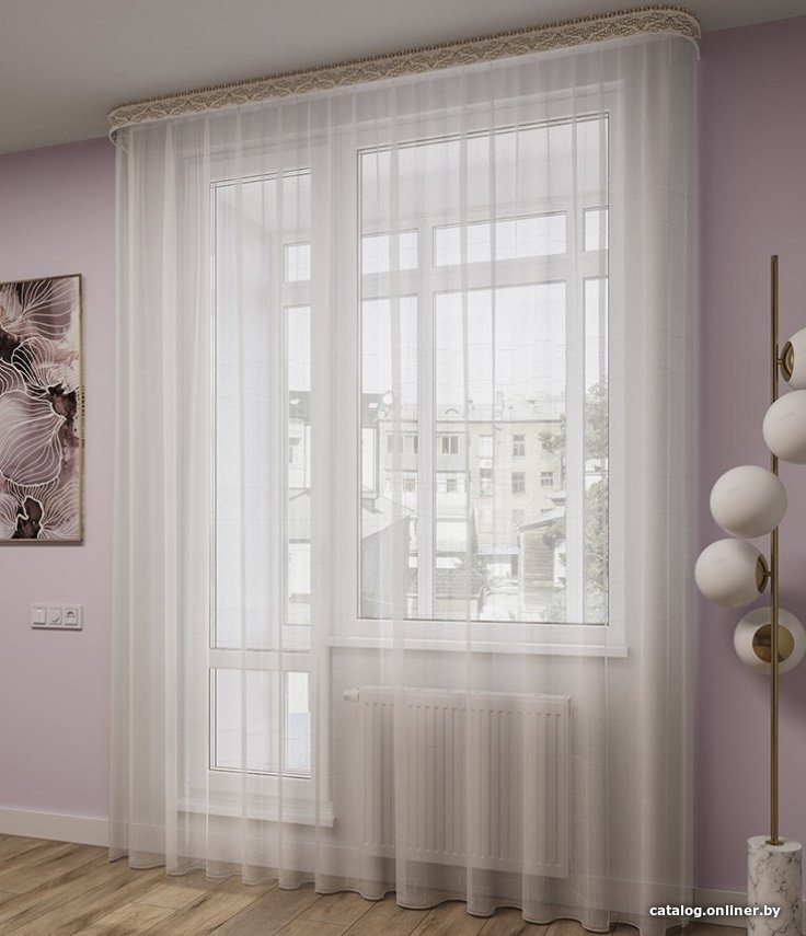Тюль Legrand Лен 2x2.6 м (белый)