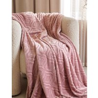 Плед АртПостель Узор 15-015 (150x200, пудровый)