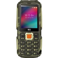 Кнопочный телефон BQ BQ-2410L Tank Power 4G (золотистый камуфляж)
