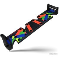 Турник с брусьями Central Sport Мультихват 3 в 1 c доской для отжиманий (черный/желтый)