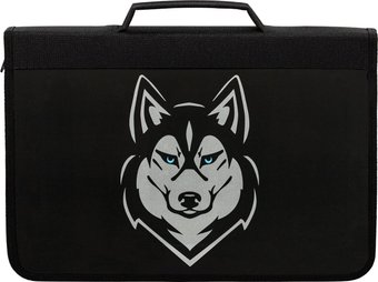 Папка-портфель BRAUBERG Husky 271450 с органайзером (черный)
