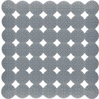 Коврик для ванной Мультидом ПТ72-64 (серый)