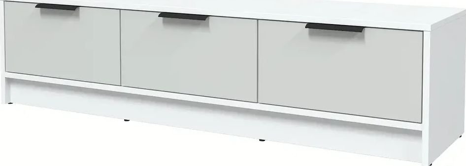 

Тумба Интерлиния ТВ Концепт КТ-ТВ3-35 Глосс (белый платинум/грей)