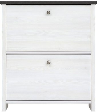 Тумба для обуви Black Red White Порто SFB2B (джанни/сосна ларико)